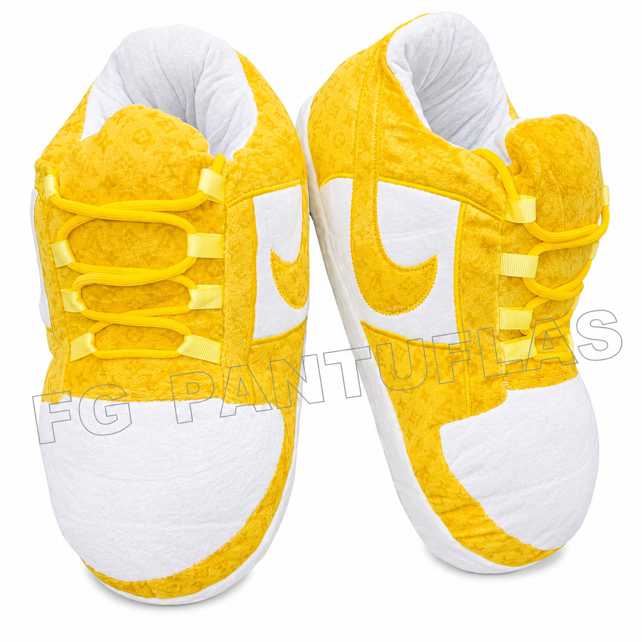 18 FGPantuflas Estilo DUNK LOW - Amarilla - Imagen 1