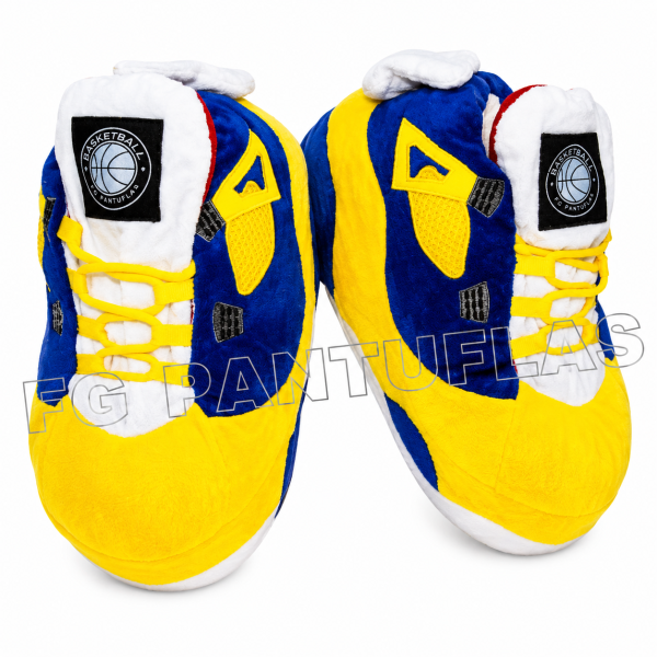 FGPantuflas Estilo RETRO 4 - Amarilla/Azul