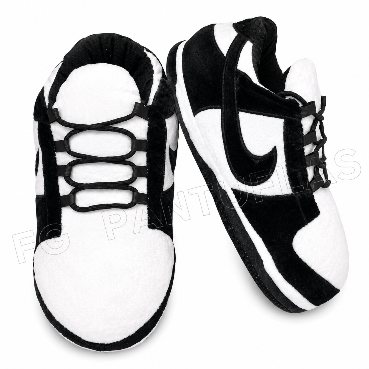 8 FGPantuflas Estilo DUNK LOW - Panda - Imagen 1