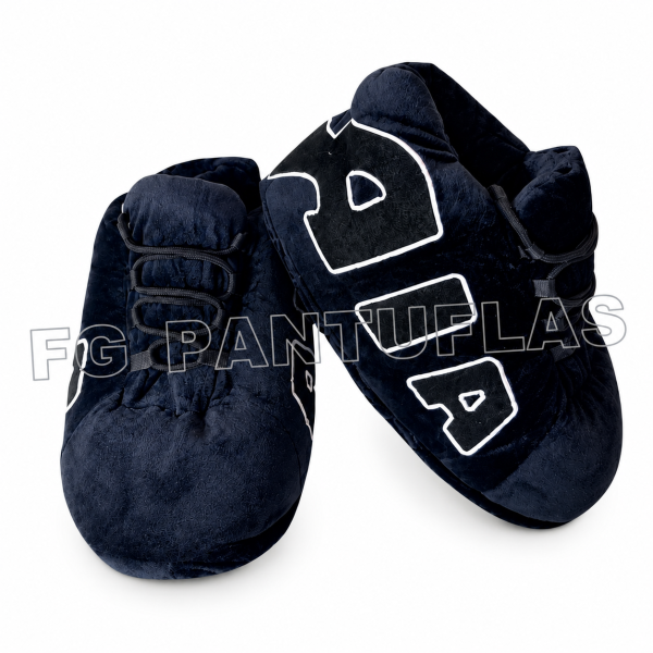 FGPantuflas Estilo AIR - Negra/Blanco